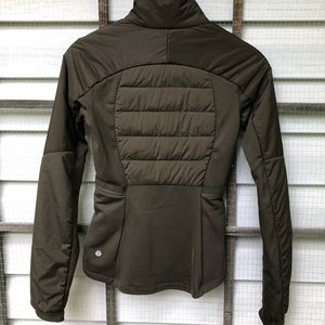 Olive lululemon jacket .